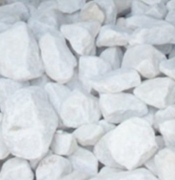 White limestone rocks