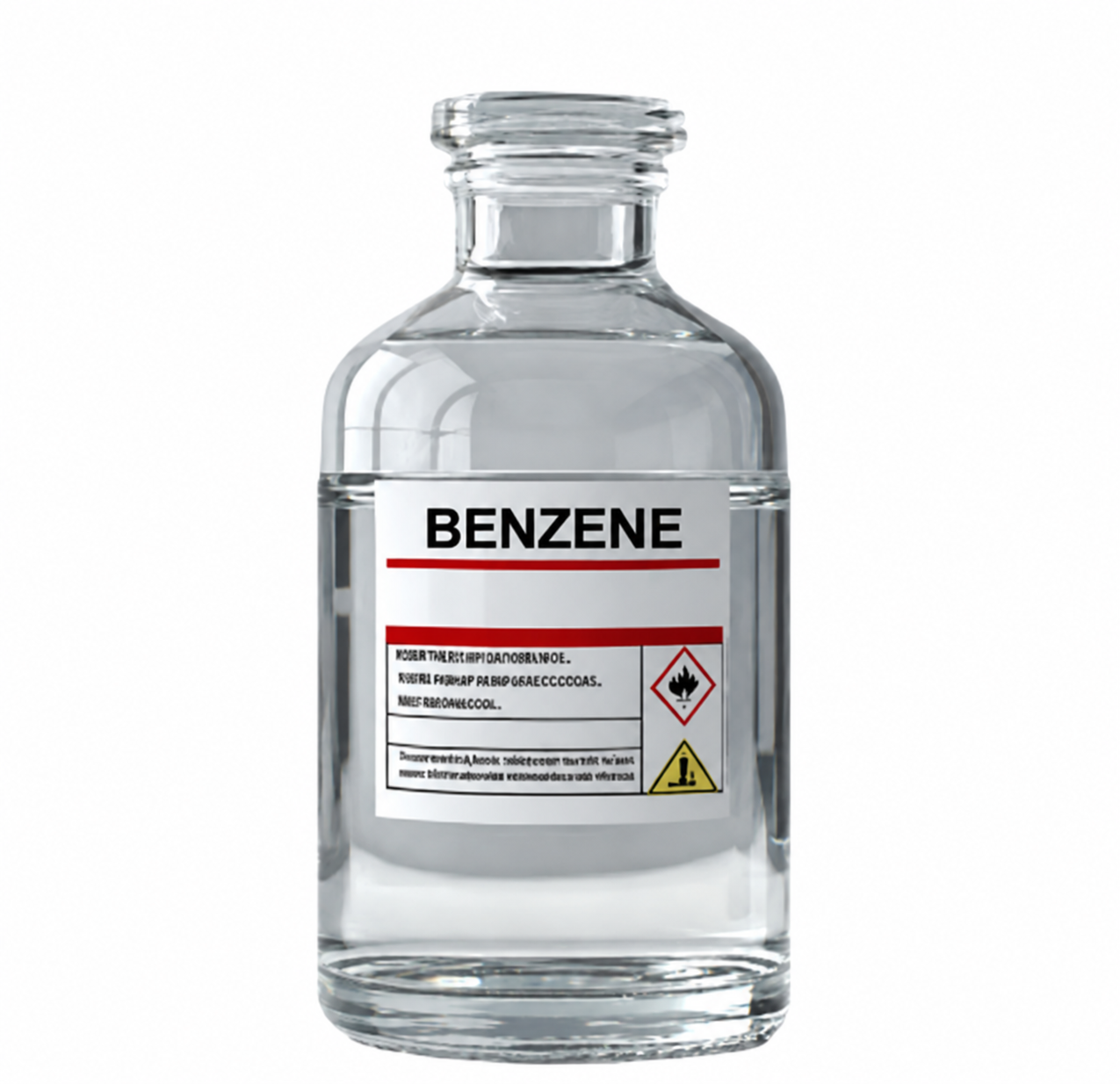 Benzene sample bottle